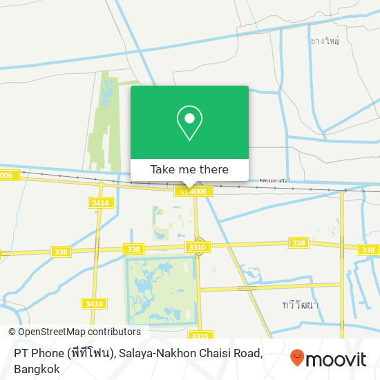 PT Phone (พีทีโฟน), Salaya-Nakhon Chaisi Road map