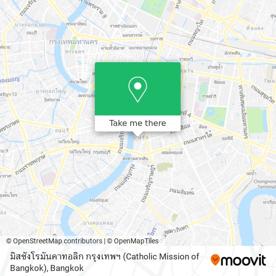 มิสซังโรมันคาทอลิก กรุงเทพฯ (Catholic Mission of Bangkok) map