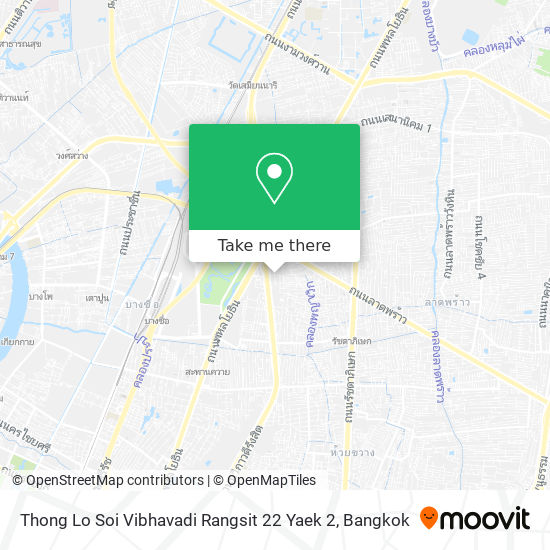 Thong Lo Soi Vibhavadi Rangsit 22 Yaek 2 map