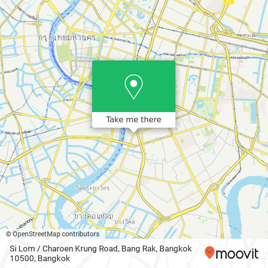 Si Lom / Charoen Krung Road, Bang Rak, Bangkok 10500 map