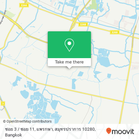 ซอย 3 / ซอย 11, แพรกษา, สมุทรปราการ 10280 map