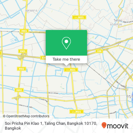 Soi Pricha Pin Klao 1, Taling Chan, Bangkok 10170 map