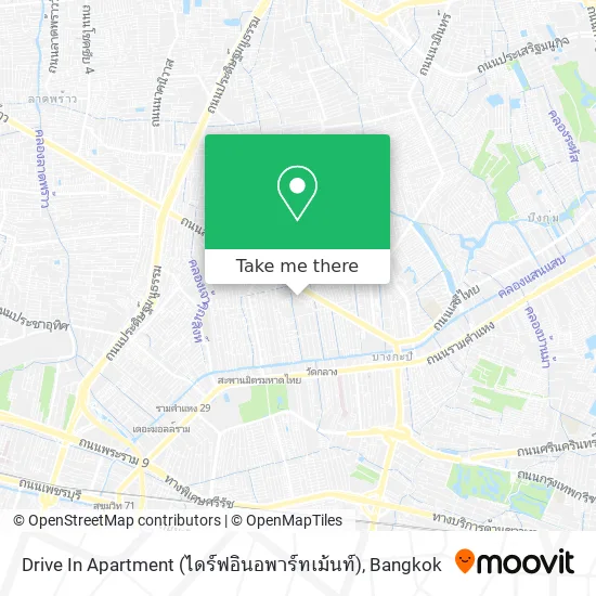 Drive In Apartment (ไดร์ฟอินอพาร์ทเม้นท์) map