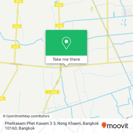 Phetkasem Phet Kasem 3 3, Nong Khaem, Bangkok 10160 map