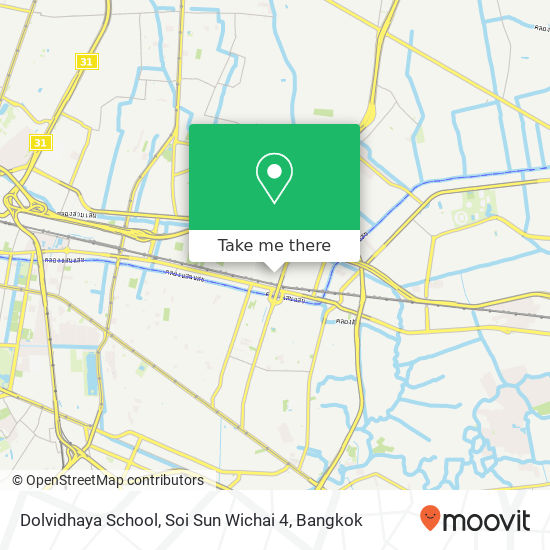 Dolvidhaya School, Soi Sun Wichai 4 map