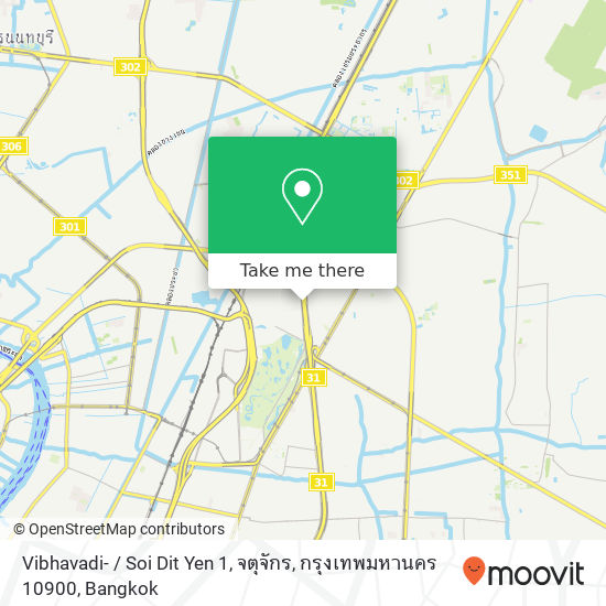 Vibhavadi- / Soi Dit Yen 1, จตุจักร, กรุงเทพมหานคร 10900 map