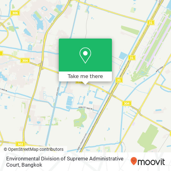 Environmental Division of Supreme Administrative Court map