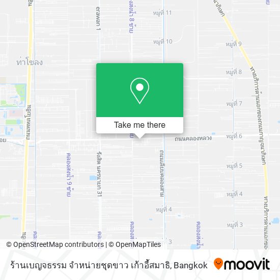 ร้านเบญจธรรม จำหน่ายชุดขาว เก้าอี้สมาธิ map