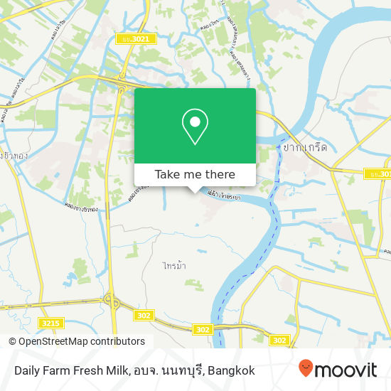 Daily Farm Fresh Milk, อบจ. นนทบุรี map