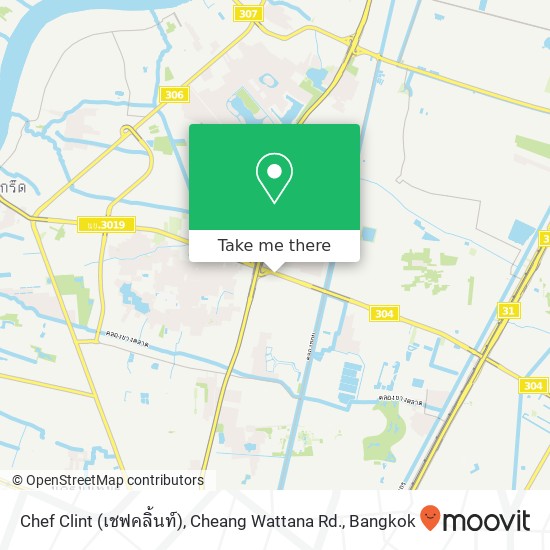 Chef Clint (เชฟคลิ้นท์), Cheang Wattana Rd. map