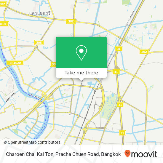 Charoen Chai Kai Ton, Pracha Chuen Road map