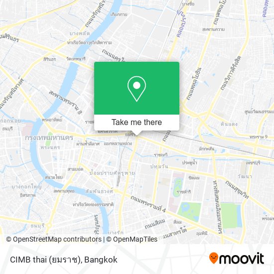 CIMB thai (ยมราช) map