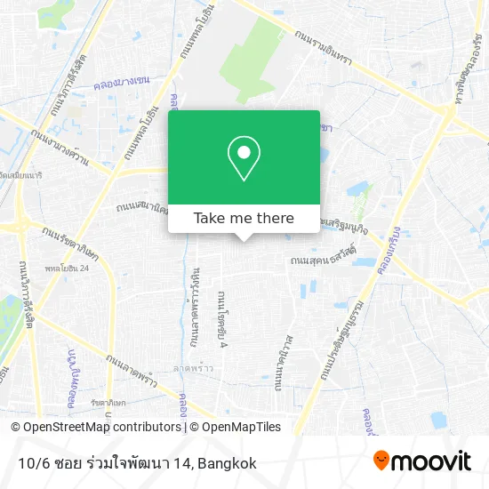 10/6 ซอย ร่วมใจพัฒนา 14 map