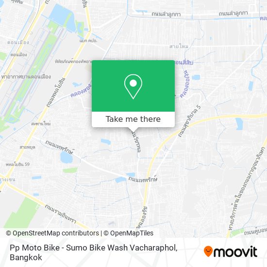 Pp Moto Bike - Sumo Bike Wash Vacharaphol map