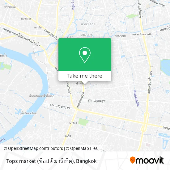 Tops market (ท็อปส์ มาร์เก็ต) map