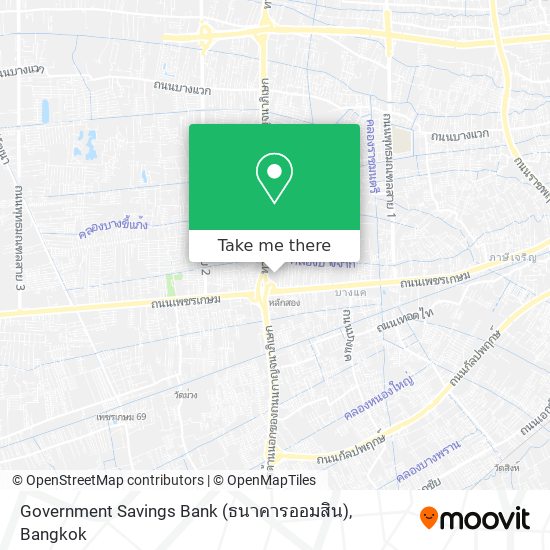 Government Savings Bank (ธนาคารออมสิน) map
