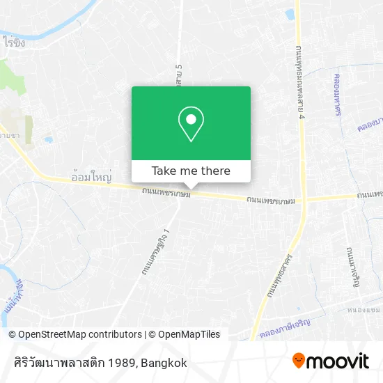 ศิริวัฒนาพลาสติก 1989 map
