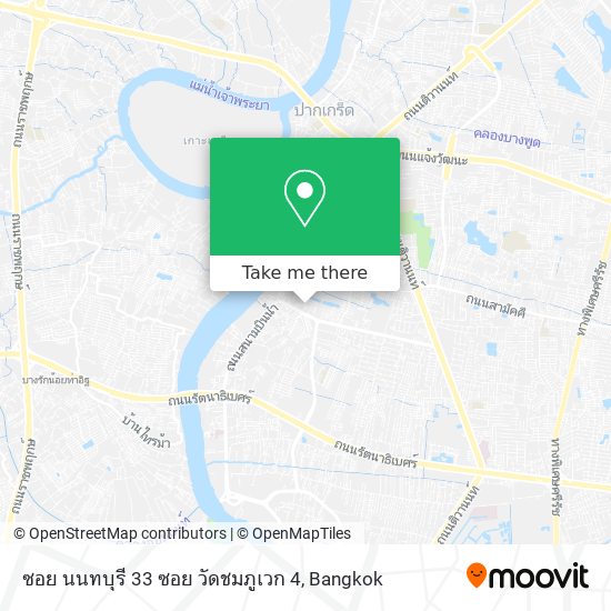 ซอย นนทบุรี 33 ซอย วัดชมภูเวก 4 map