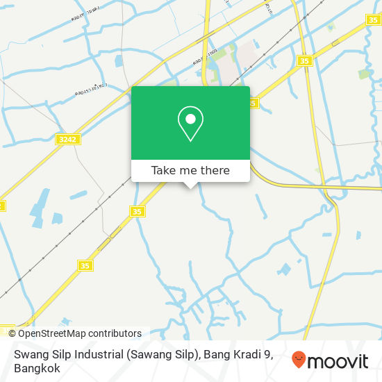 Swang Silp Industrial (Sawang Silp), Bang Kradi 9 map