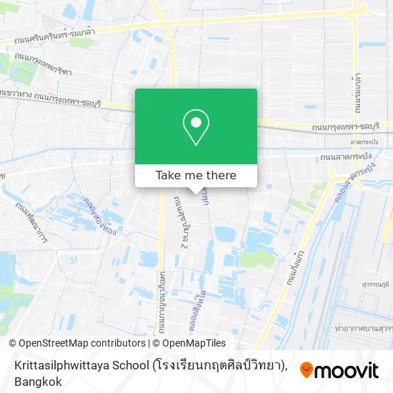 Krittasilphwittaya School (โรงเรียนกฤตศิลป์วิทยา) map