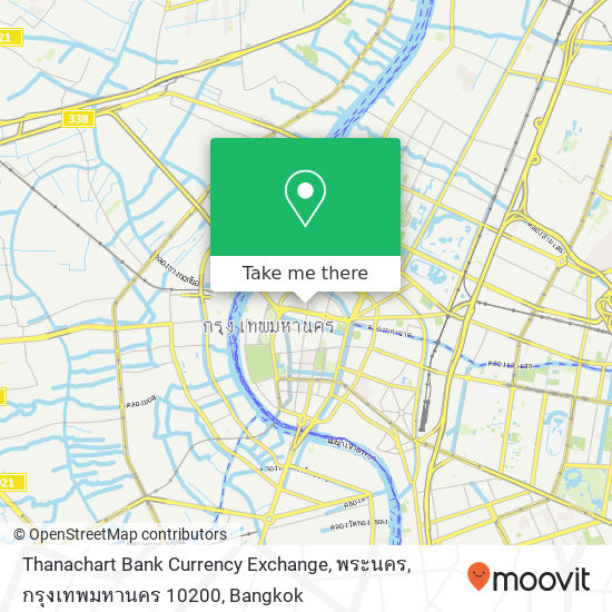 Thanachart Bank Currency Exchange, พระนคร, กรุงเทพมหานคร 10200 map