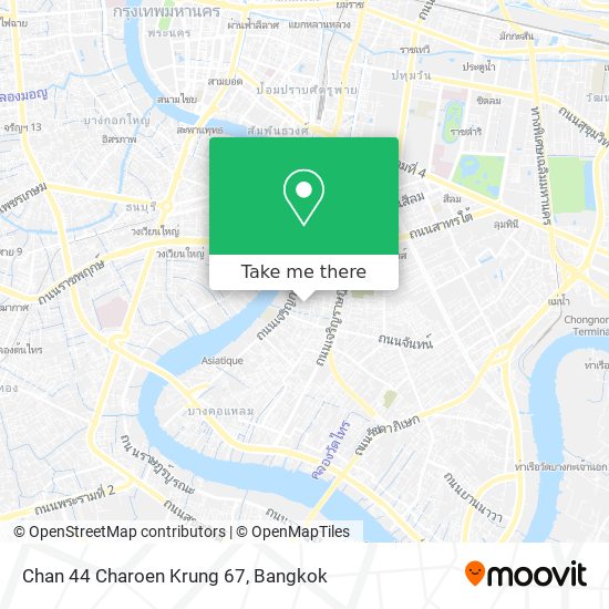 Chan 44 Charoen Krung 67 map