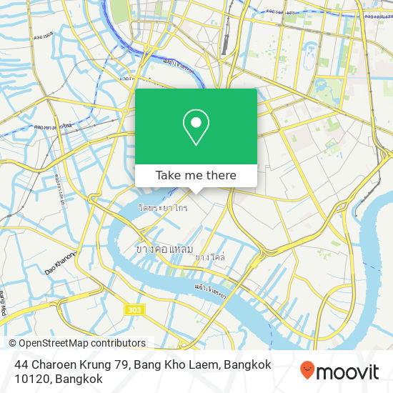 44 Charoen Krung 79, Bang Kho Laem, Bangkok 10120 map