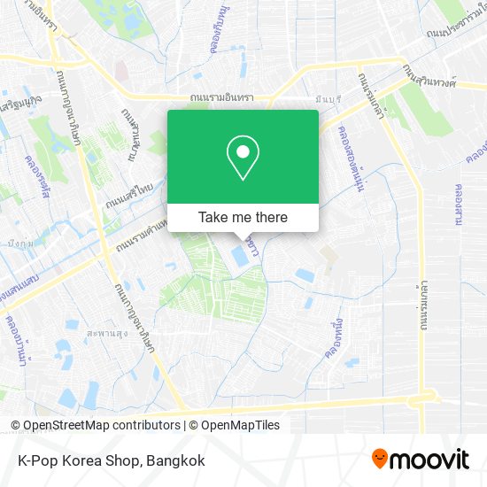 K-Pop Korea Shop map