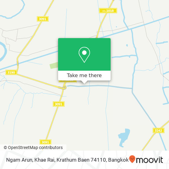 Ngam Arun, Khae Rai, Krathum Baen 74110 map