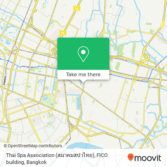 Thai Spa Association (สมาคมสปาไทย), FICO building map