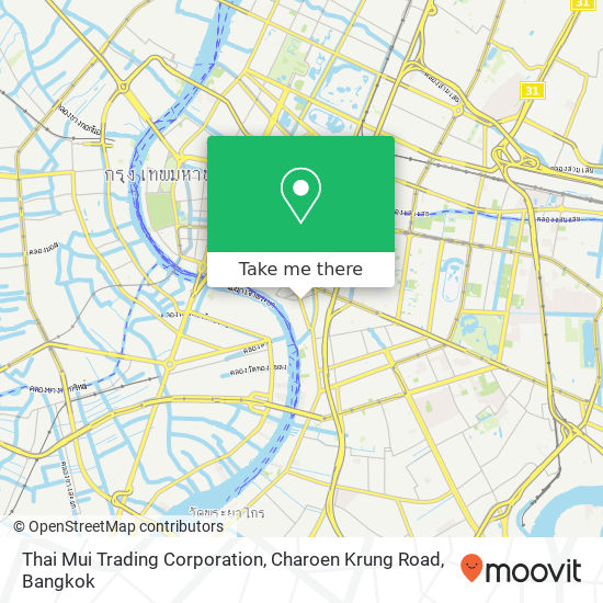Thai Mui Trading Corporation, Charoen Krung Road map