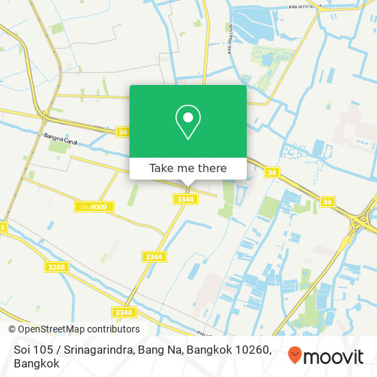 Soi 105 / Srinagarindra, Bang Na, Bangkok 10260 map
