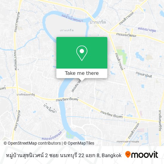 หมู่บ้านสุขนิเวศน์ 2 ซอย นนทบุรี 22 แยก 8 map