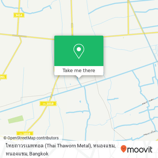 ไทยถาวรเมททอล (Thai Thaworn Metal), หนองแขม, หนองแขม map