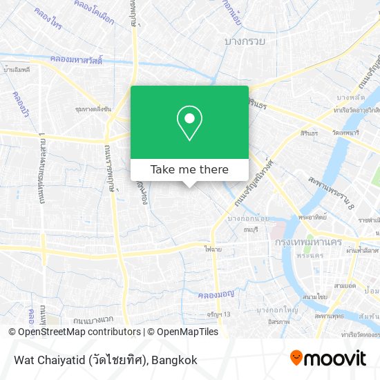 Wat Chaiyatid (วัดไชยทิศ) map