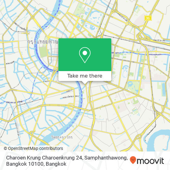 Charoen Krung Charoenkrung 24, Samphanthawong, Bangkok 10100 map