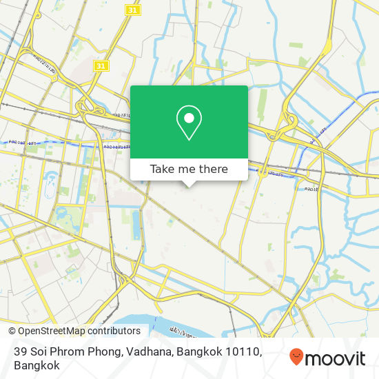 39 Soi Phrom Phong, Vadhana, Bangkok 10110 map