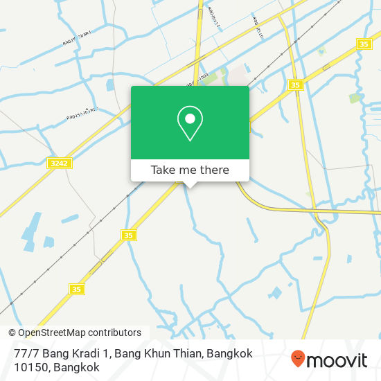 77 / 7 Bang Kradi 1, Bang Khun Thian, Bangkok 10150 map