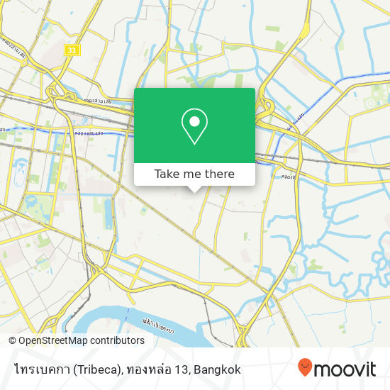 ไทรเบคกา (Tribeca), ทองหล่อ 13 map