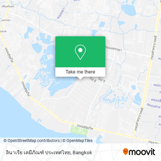 ลินาเรีย เคมีภัณฑ์ ประเทศไทย map