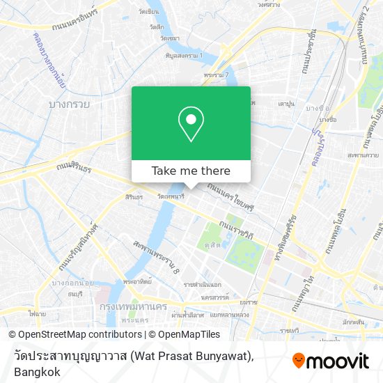 วัดประสาทบุญญาวาส (Wat Prasat Bunyawat) map