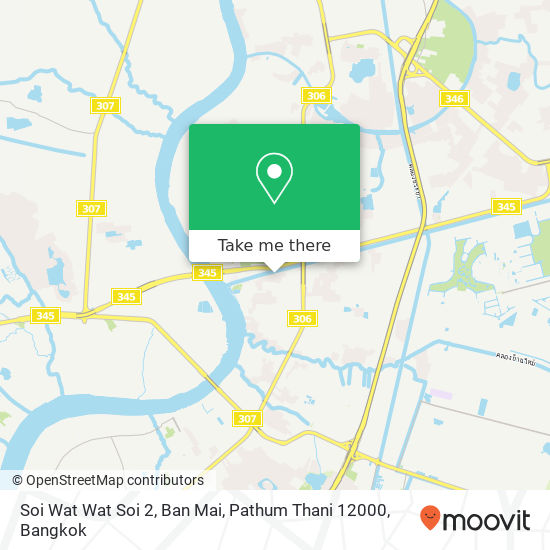 Soi Wat Wat Soi 2, Ban Mai, Pathum Thani 12000 map