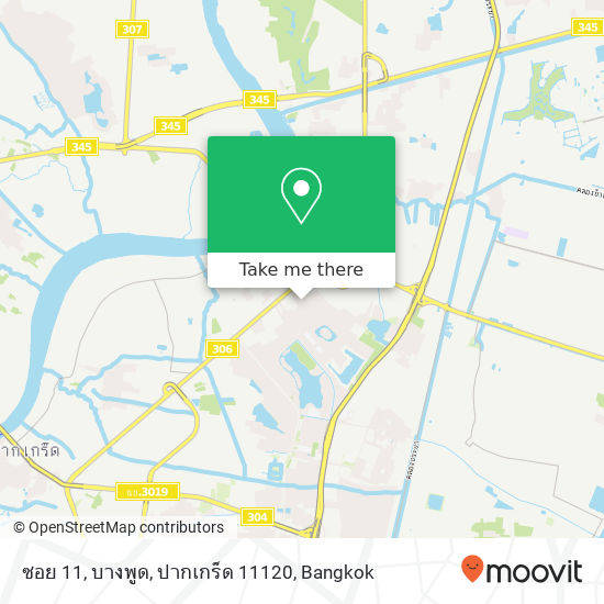 ซอย 11, บางพูด, ปากเกร็ด 11120 map