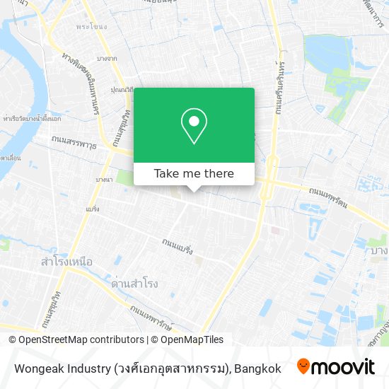 Wongeak Industry (วงศ์เอกอุตสาหกรรม) map