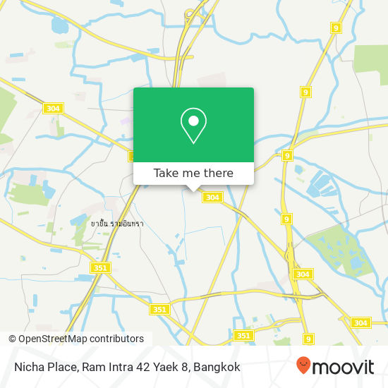 Nicha Place, Ram Intra 42 Yaek 8 map