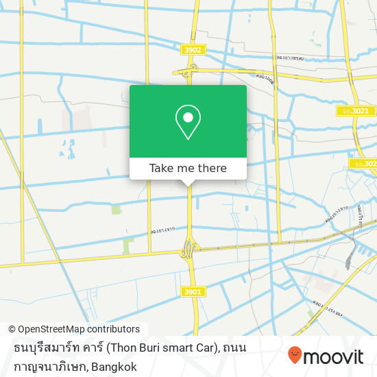 ธนบุรีสมาร์ท คาร์ (Thon Buri smart Car), ถนน กาญจนาภิเษก map