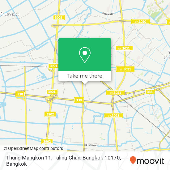 Thung Mangkon 11, Taling Chan, Bangkok 10170 map