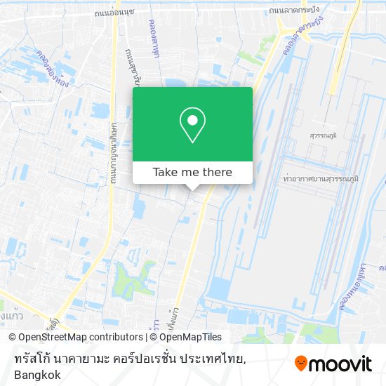ทรัสโก้ นาคายามะ คอร์ปอเรชั่น ประเทศไทย map