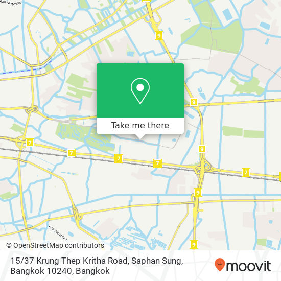 15 / 37 Krung Thep Kritha Road, Saphan Sung, Bangkok 10240 map