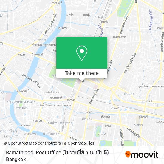 Ramathibodi Post Office (ไปรษณีย์ รามาธิบดี) map